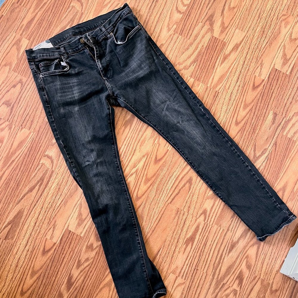 Marine Layer Original Slim Fit Jean // Medium Black // 36x32